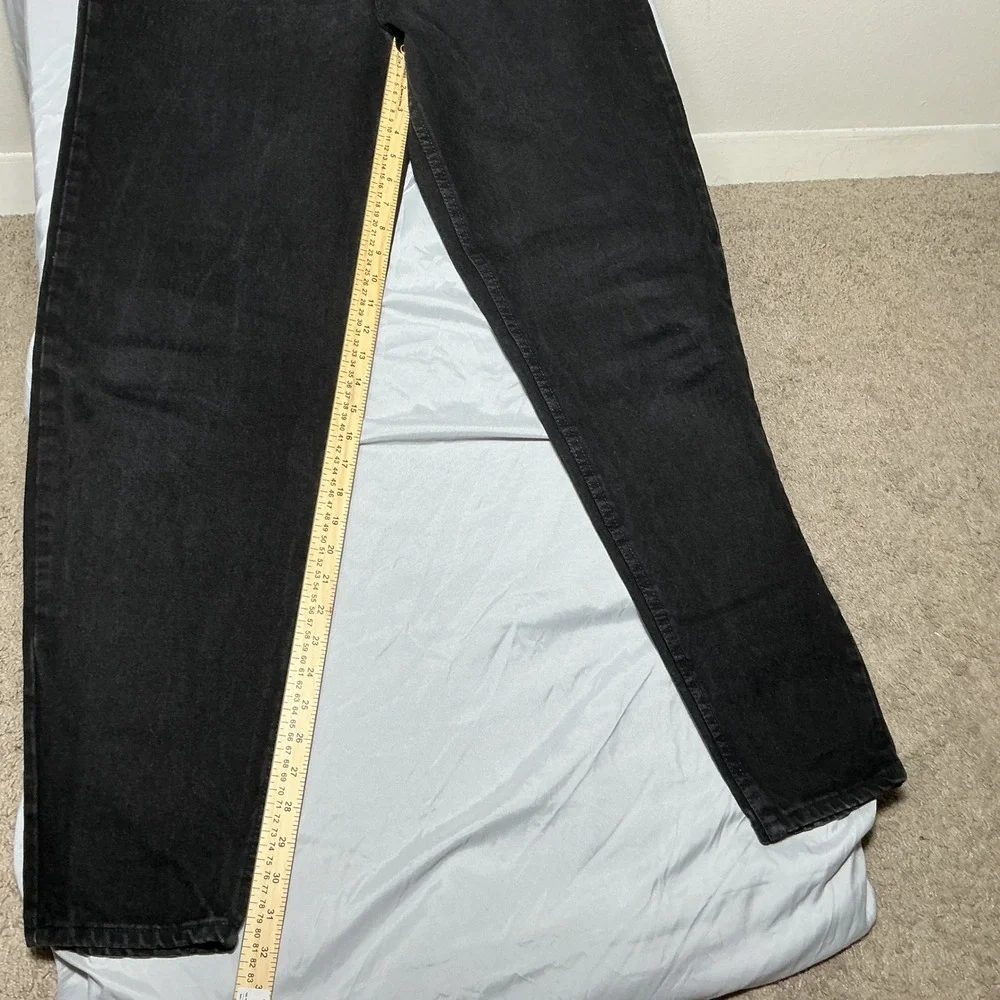 Levi's 560 Jeans Mens 33x32‎ Black Orange Tab Loose Fit Tapered Leg Made in USA